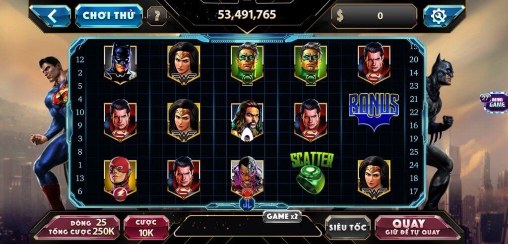 game nổ hũ 789 club Justice League